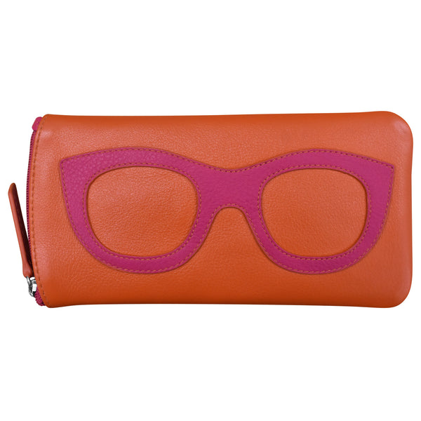 Estuche para anteojos con diseño de anteojos